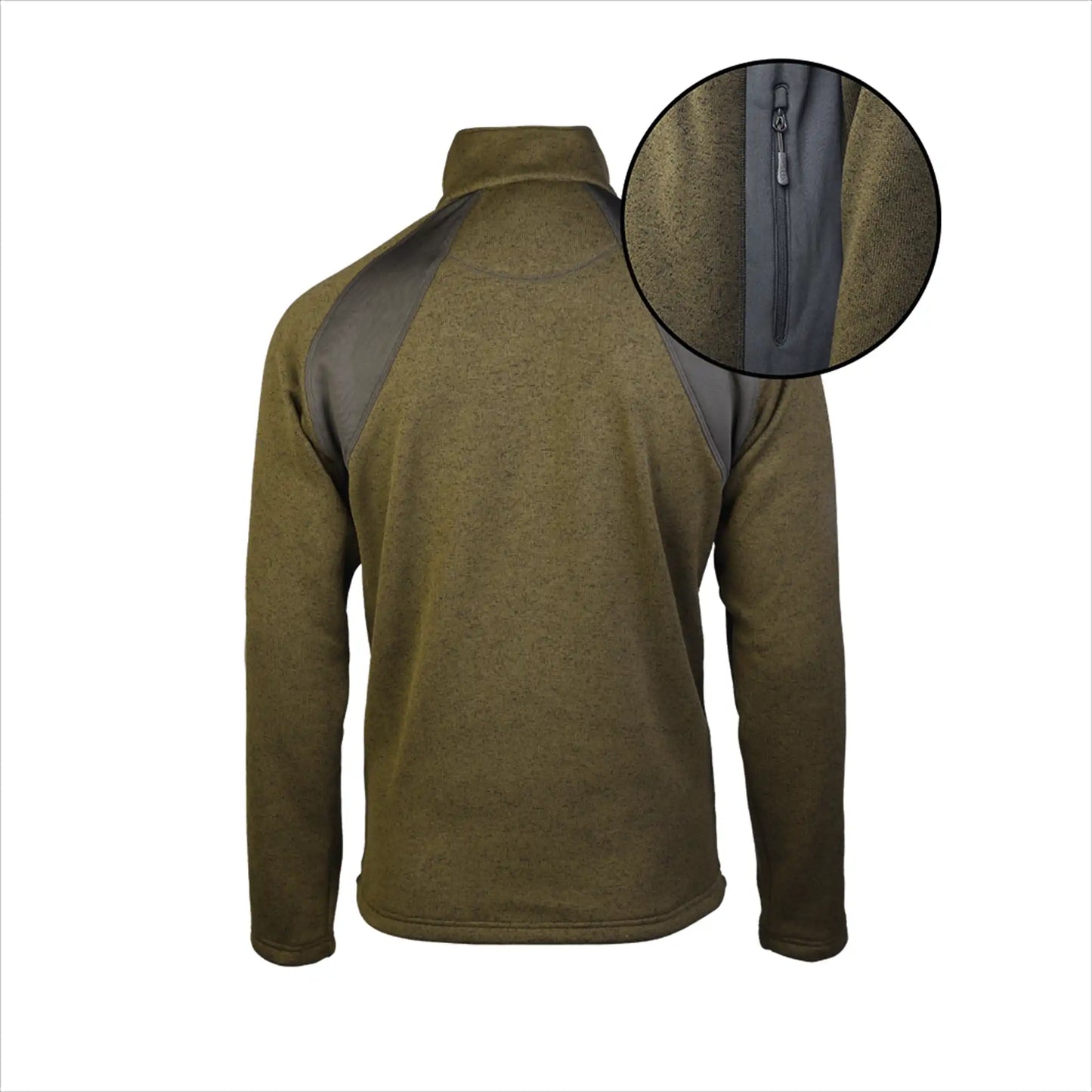 Outdoor cold-weather jacket with structure fleece