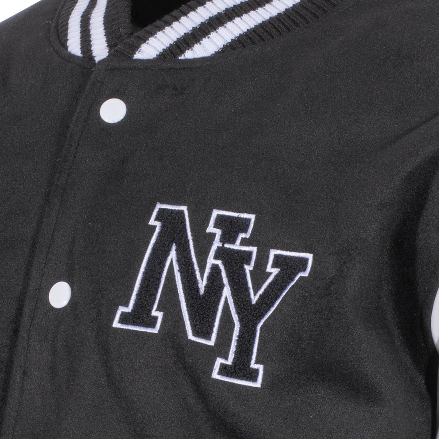 NY Baseball Jacket white
