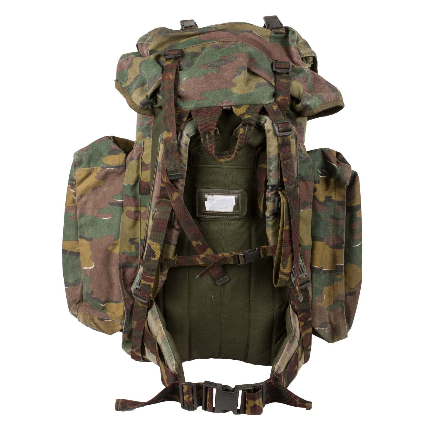 Mochila belga LG camo usada