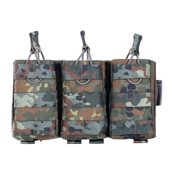 Bolsa para cargador de 5,56 mm abierta triple mag