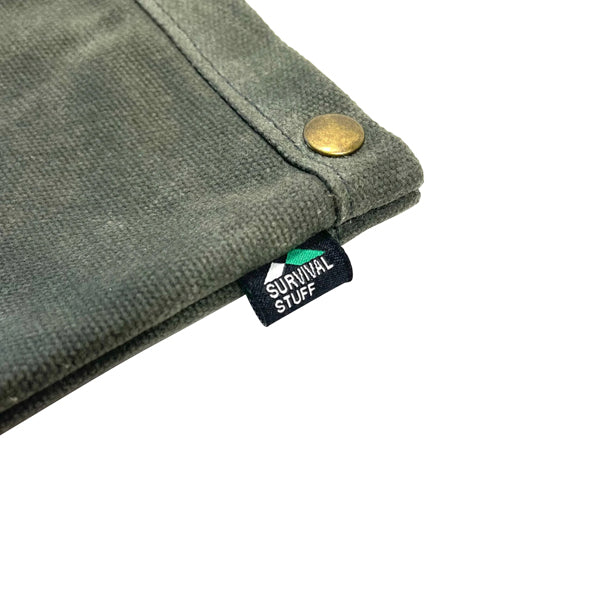 Bolso Lona Encerada Pequeño gris