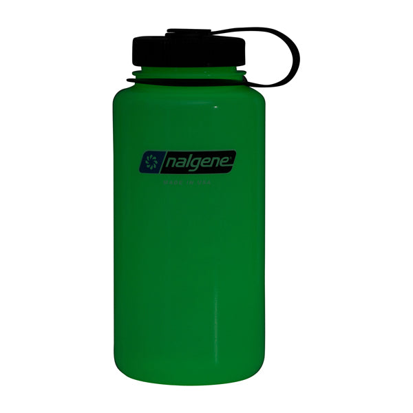 Dinking Bottle Wide Neck Glow Sustain 1 L green