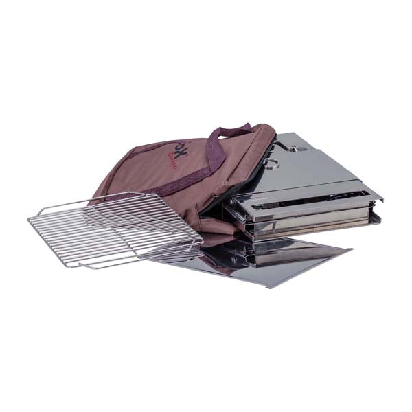 Estufa Rocket Pequeña Plata