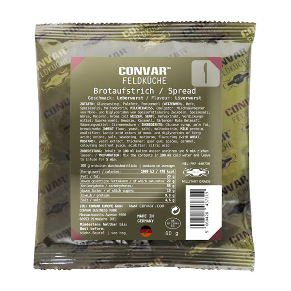 Salchicha de hígado para untar Convar Field Kitchen
