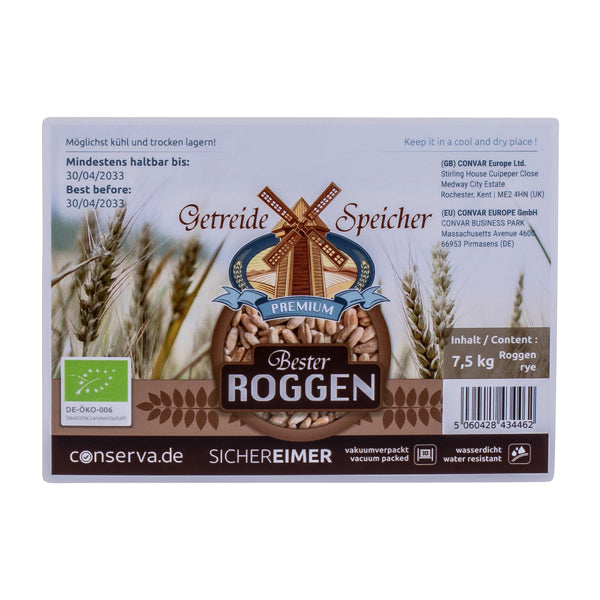 Convar Segale Biologica DE-ÖKO-006 7,5 kg