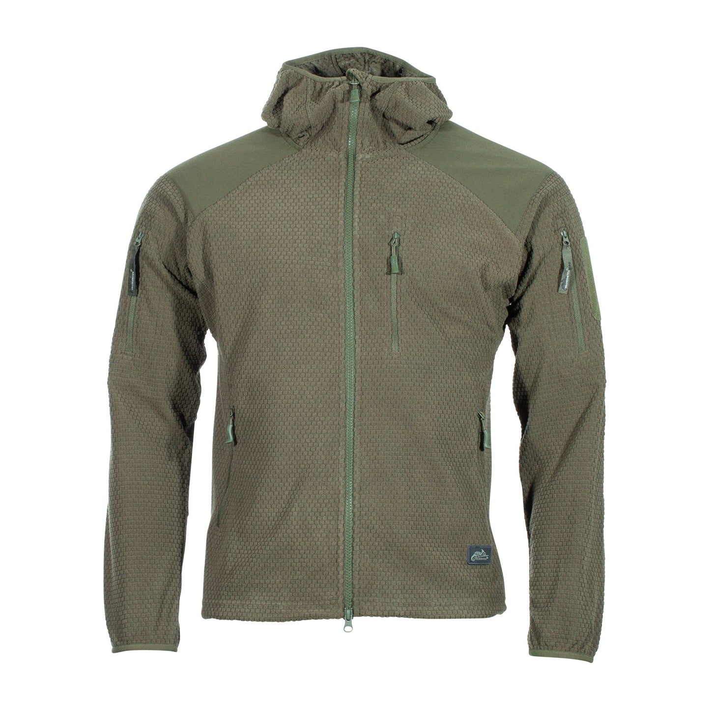 Chaqueta Alpha Sudadera Con Capucha Grid Fleece