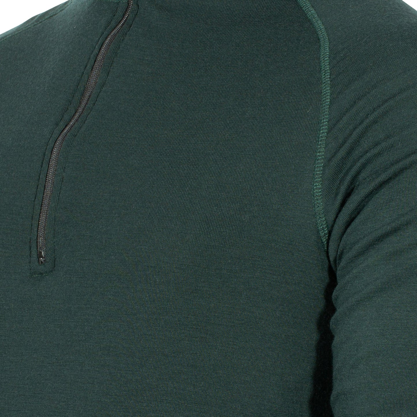 Polo Arctic con doppia zip a maniche lunghe verde