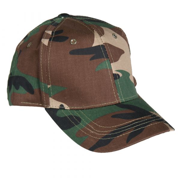 Mil-Tec Baseball Cap Kids woodland