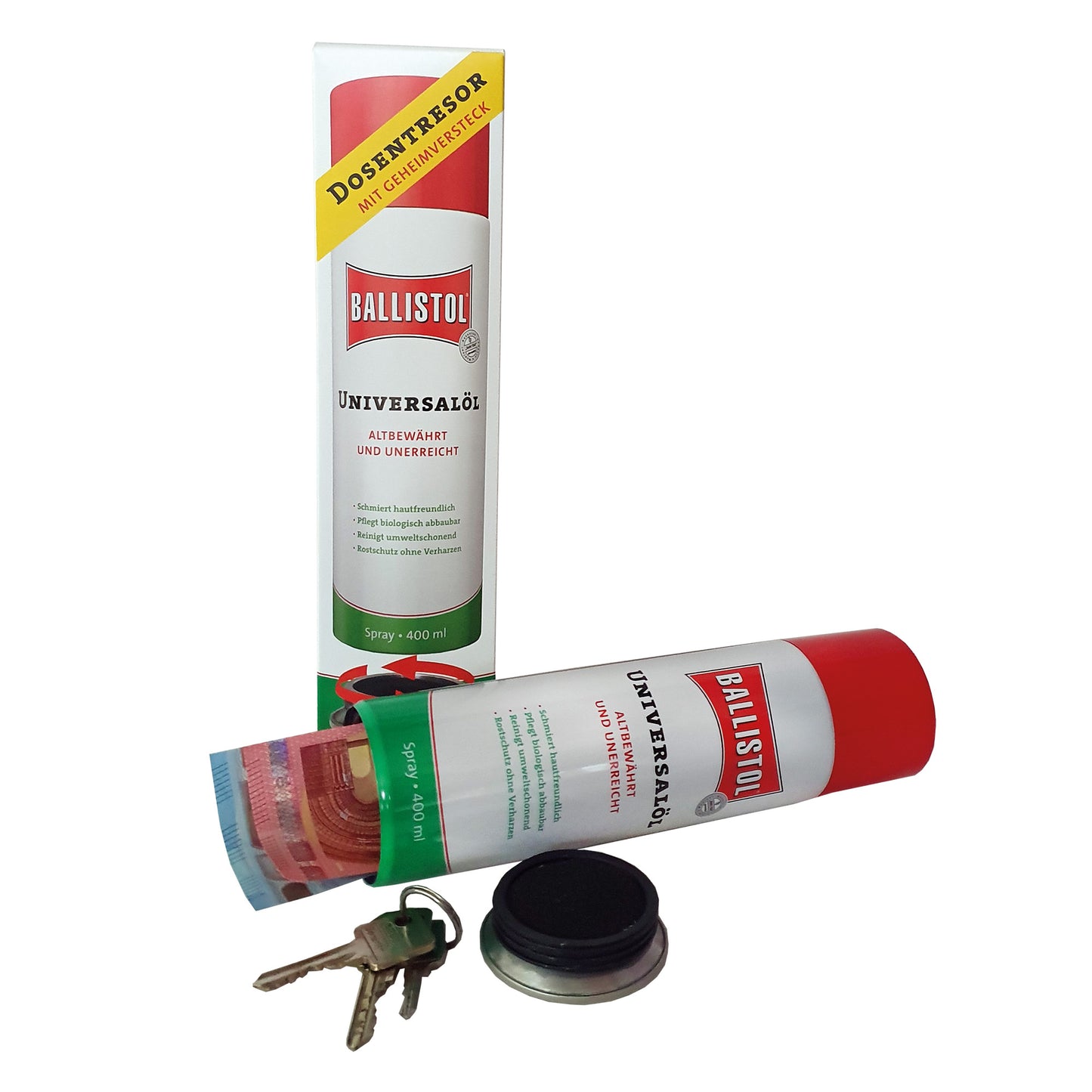 Lata de aerosol segura