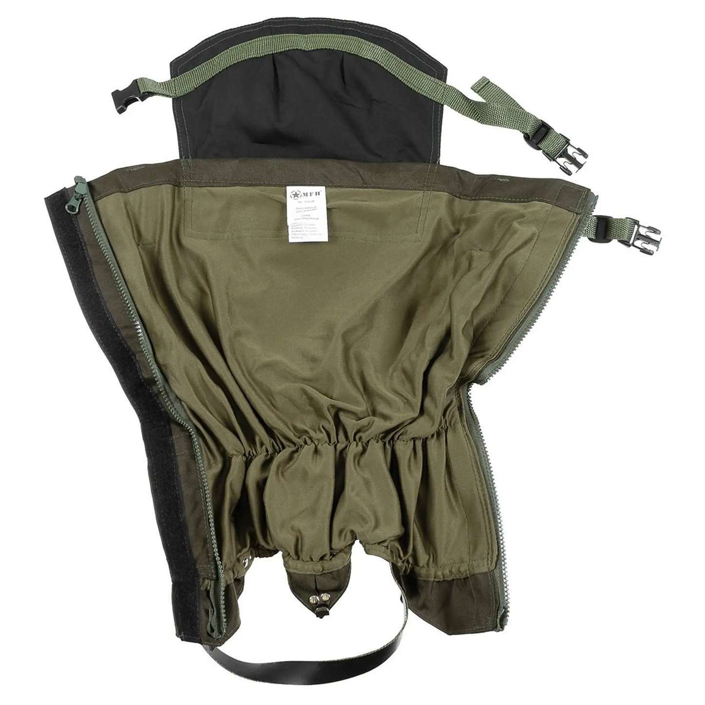 Gamaschen Overknee mit Reißverschluss