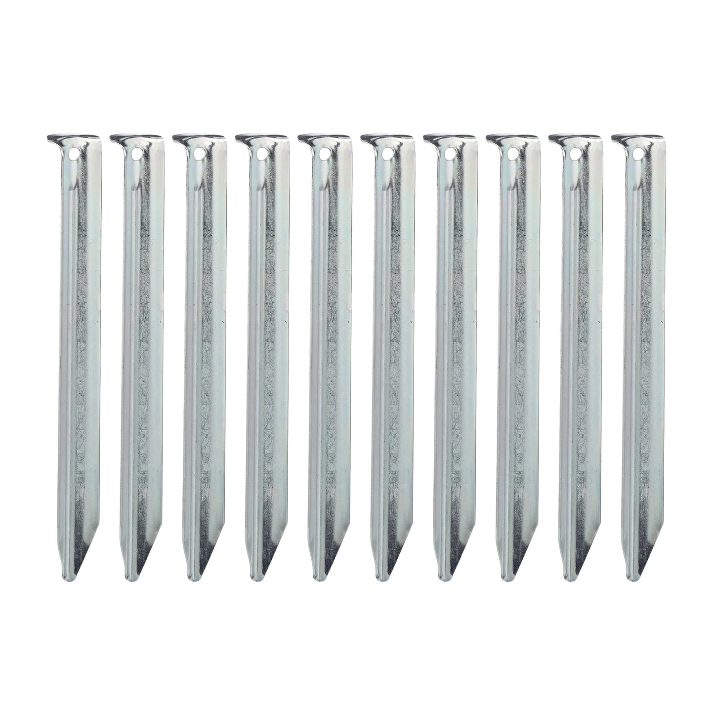 Pali per tende in acciaio da 18 cm, confezione da 10