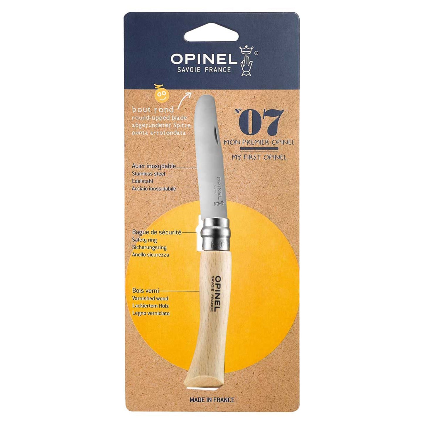 Opinel Kindermesser No 07 natural