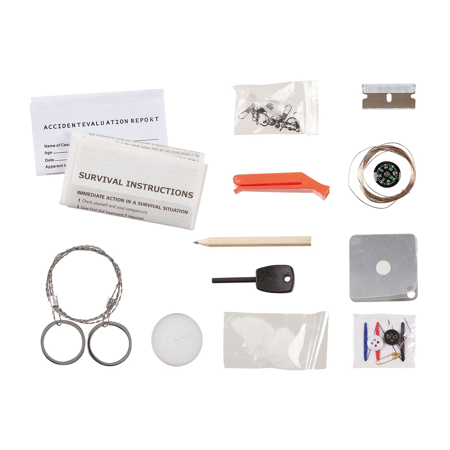 Kit di sopravvivenza piccolo 22 pezzi