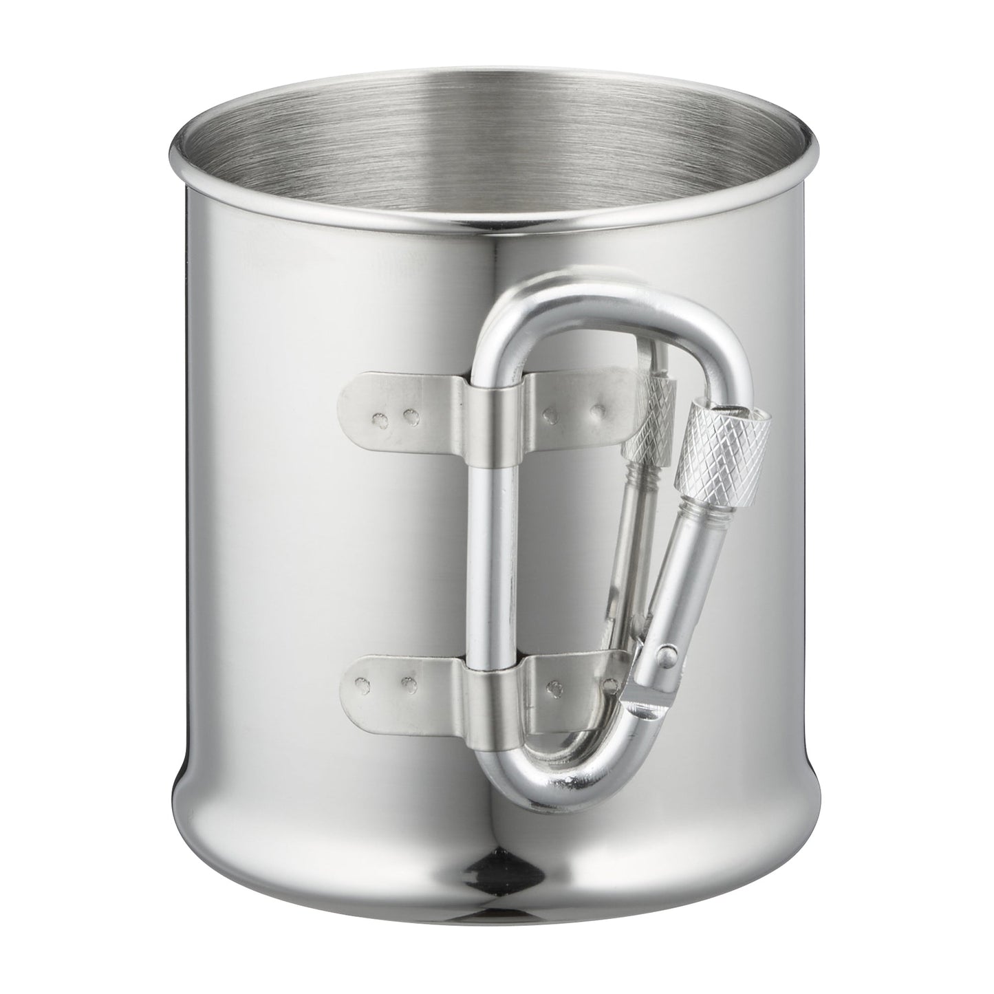 Taza de Acero Inoxidable con Mosquetón 220 ml