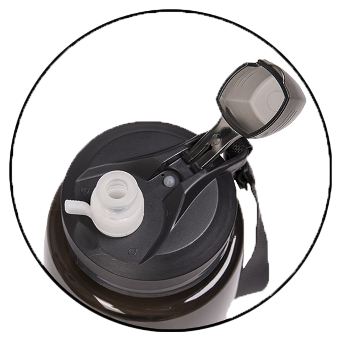 Borraccia trasparente fumé