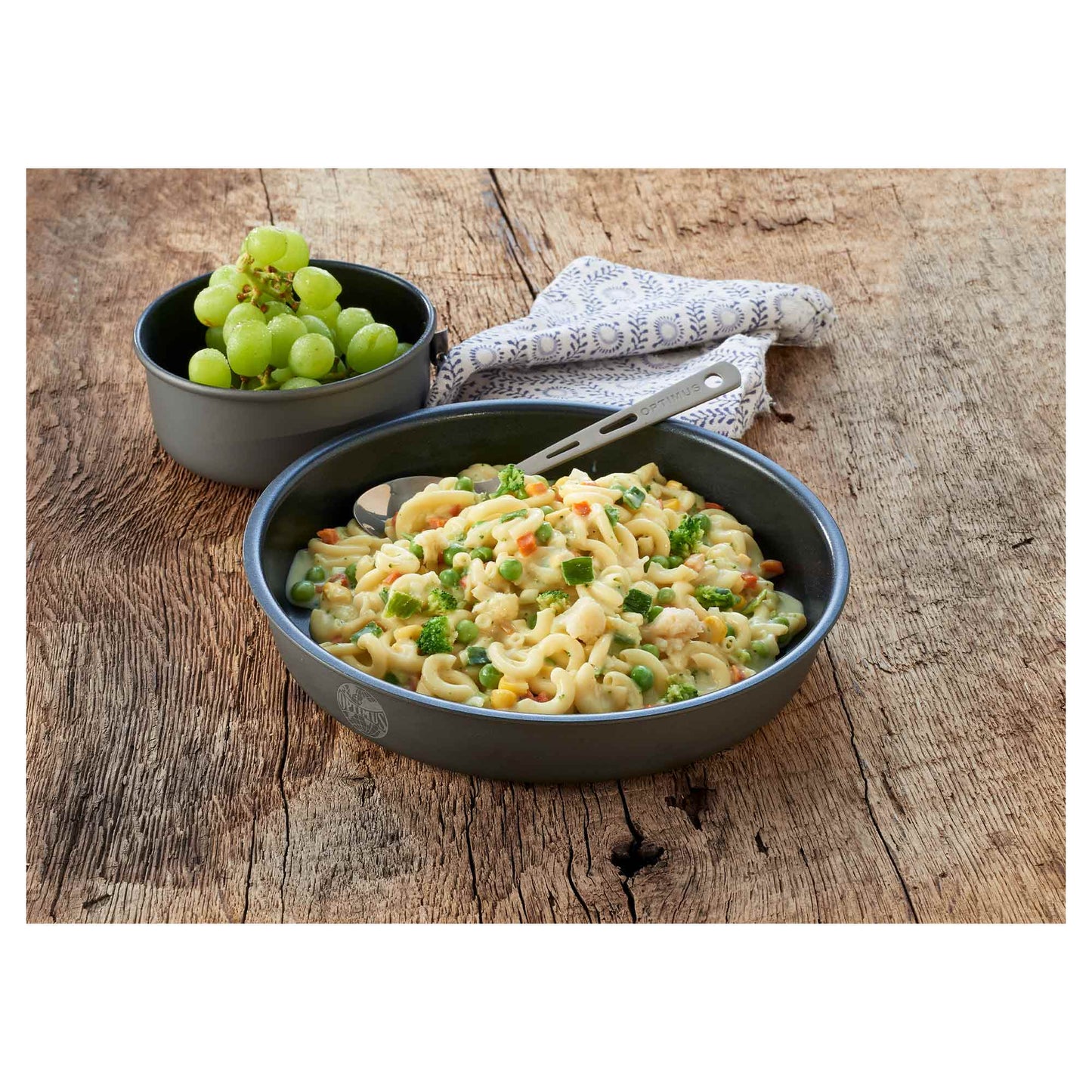 Trek'n comer pasta primavera