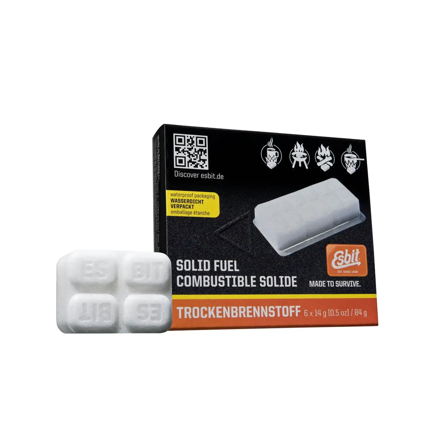 Solid fuel tablets 6 x 14 g