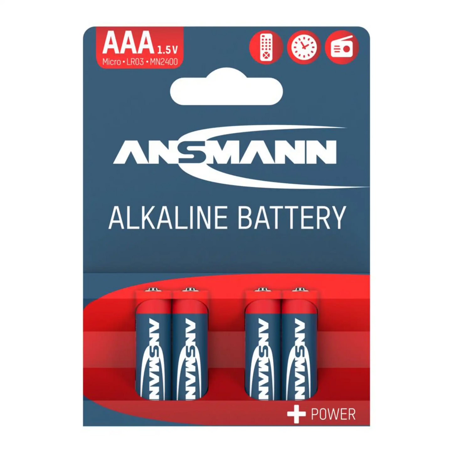 Batería Alcalina Micro AAA LR03 Pack de 4