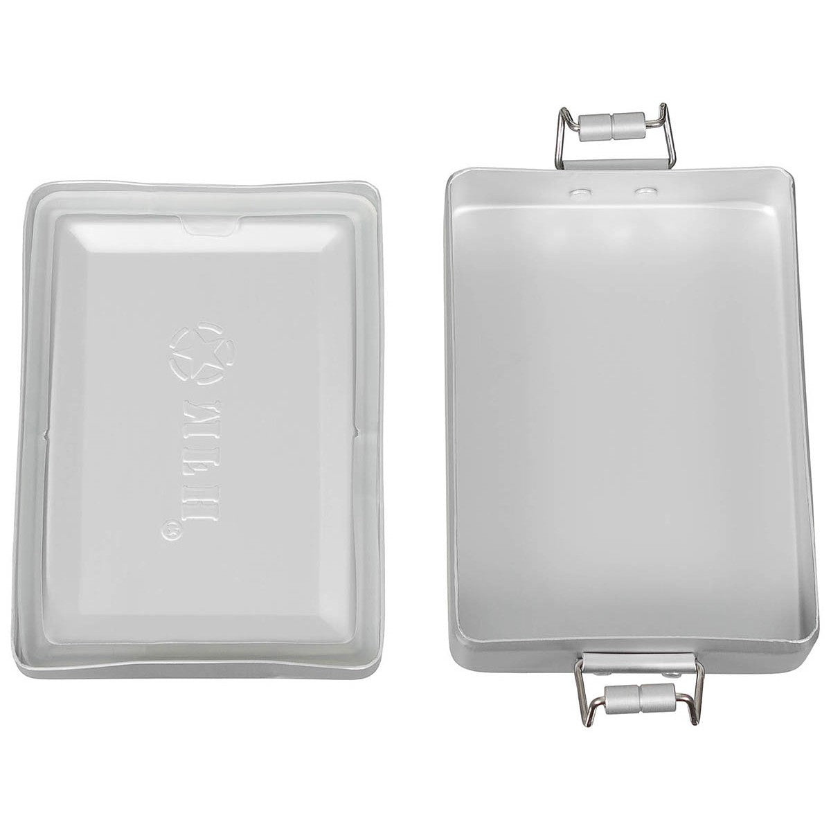 Caja de aluminio plateada