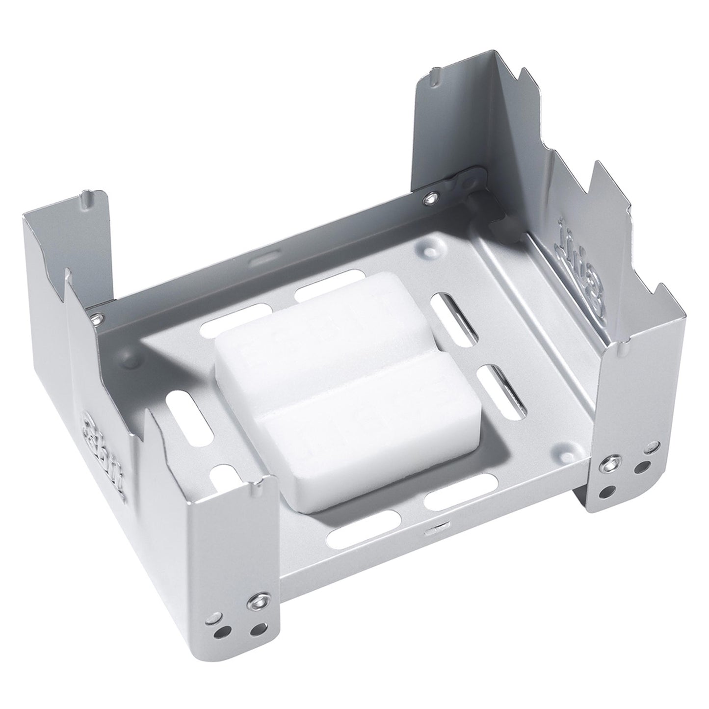 Cocina de bolsillo con protección contra el viento