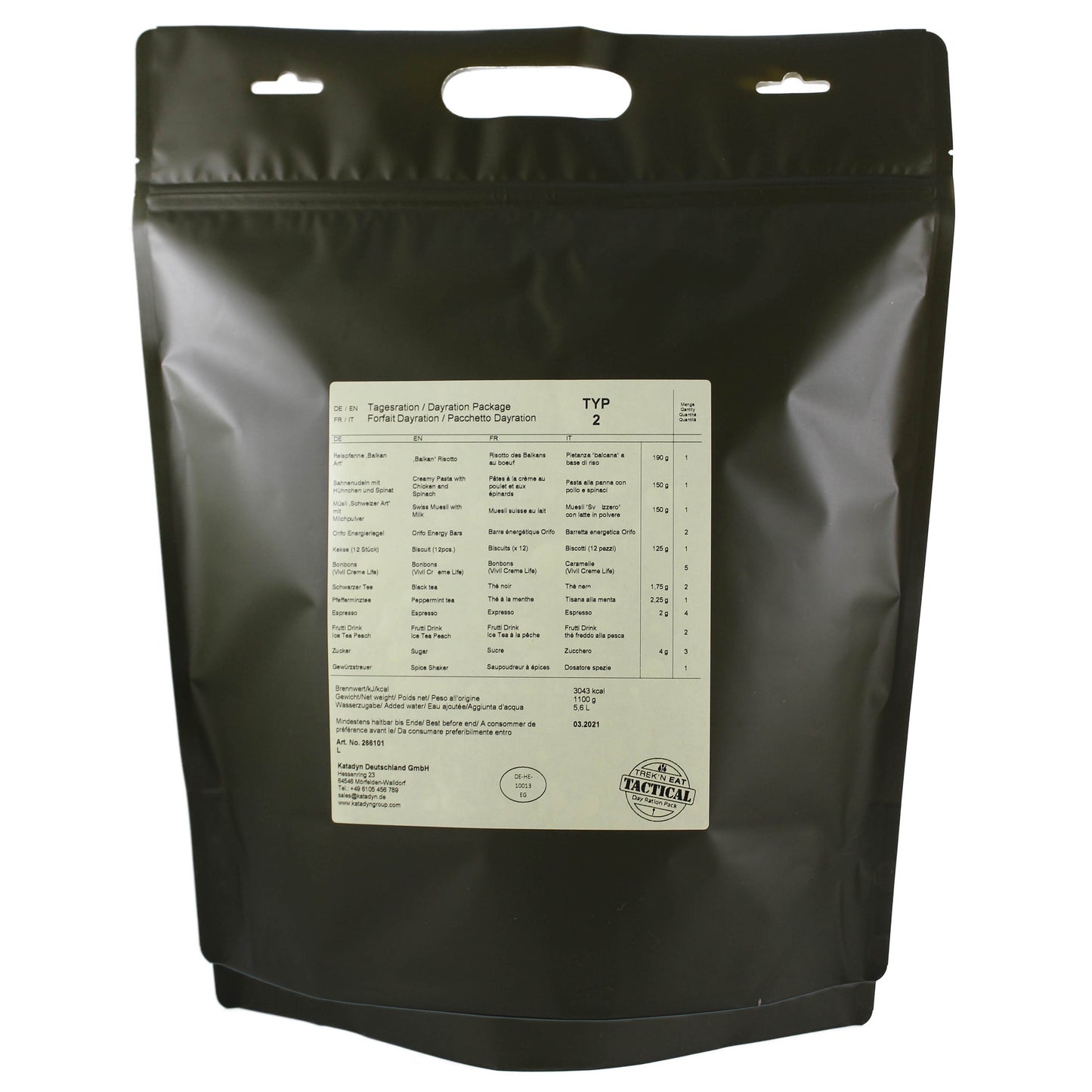 Day Ration Pack Type 2