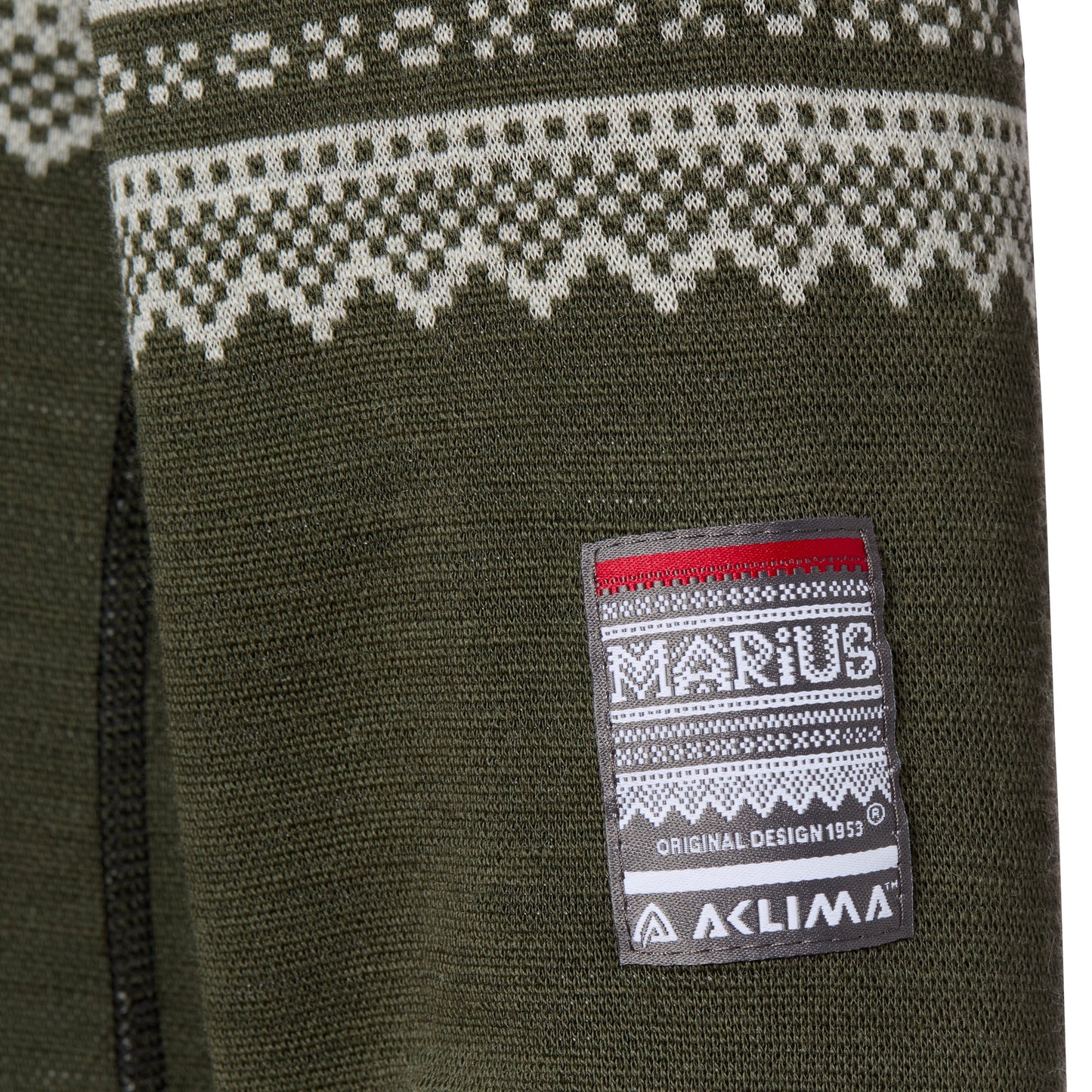 Jersey de mujer DesignWool Marius con cuello simulado y cremallera nordmarka