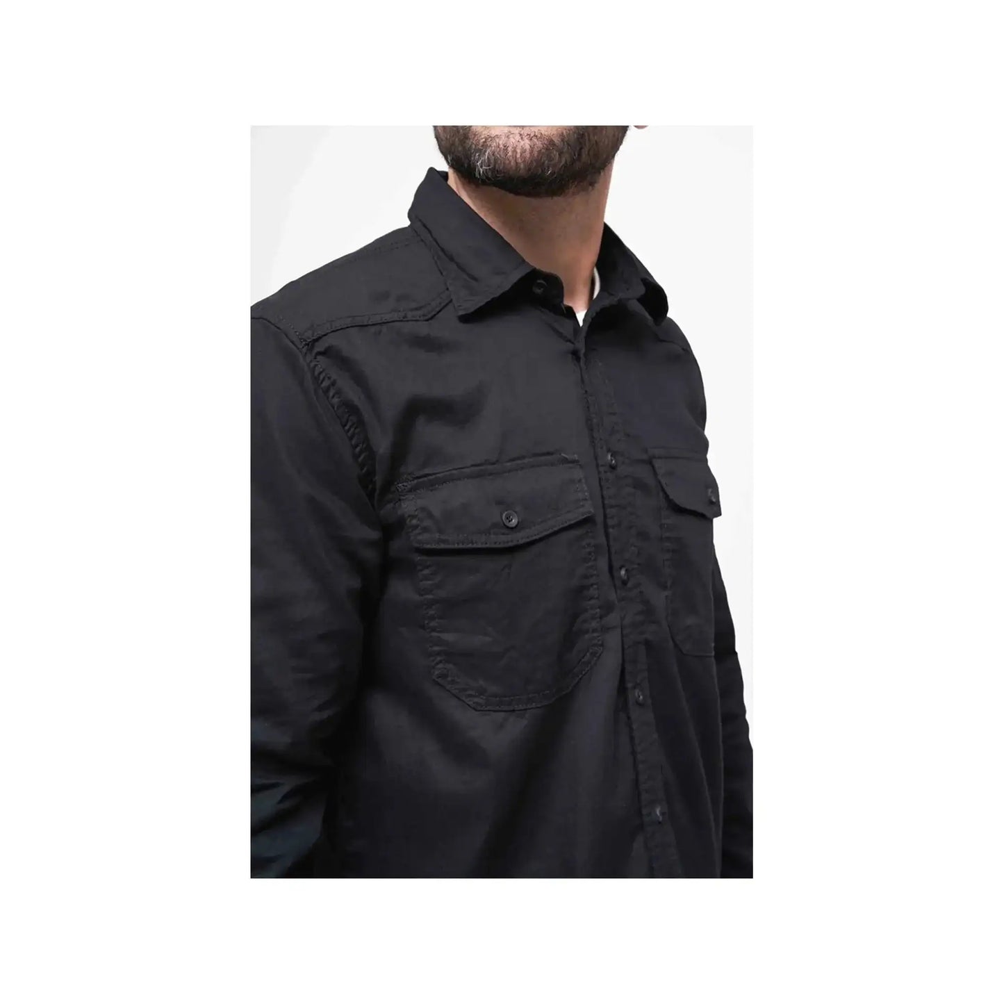 brandit-hemd-flanellshirt-schwarz-ansicht-3