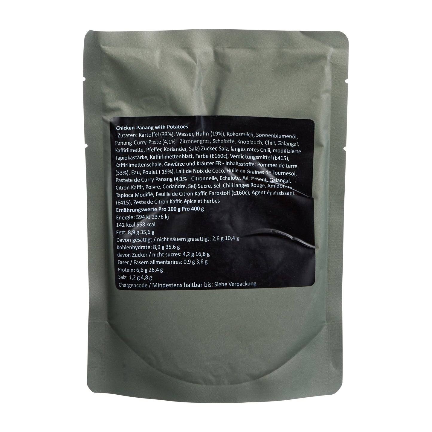 Panang De Pollo Con Patatas