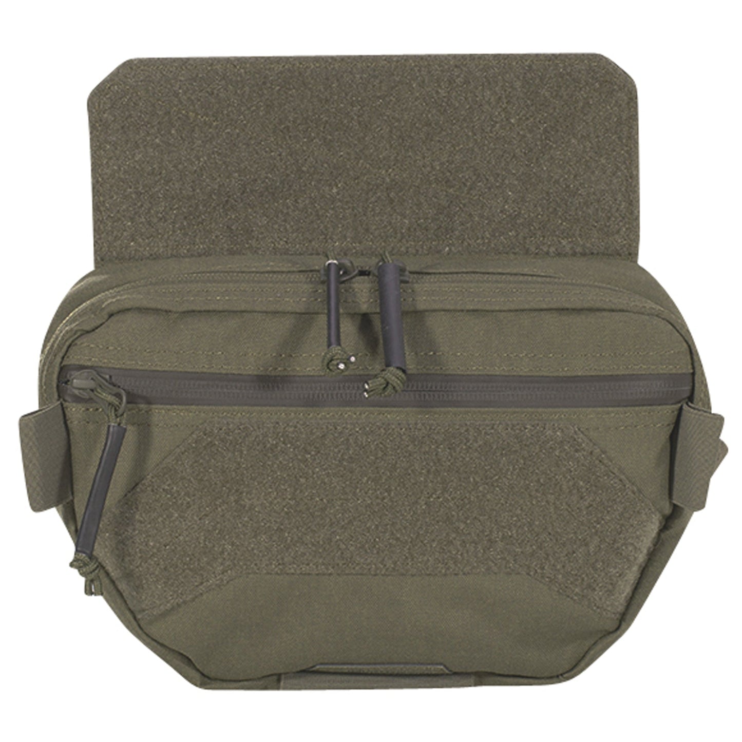 Drop Down Hook and Loop Utility Pouch