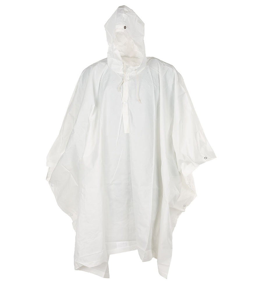 Swiss Poncho Like New white