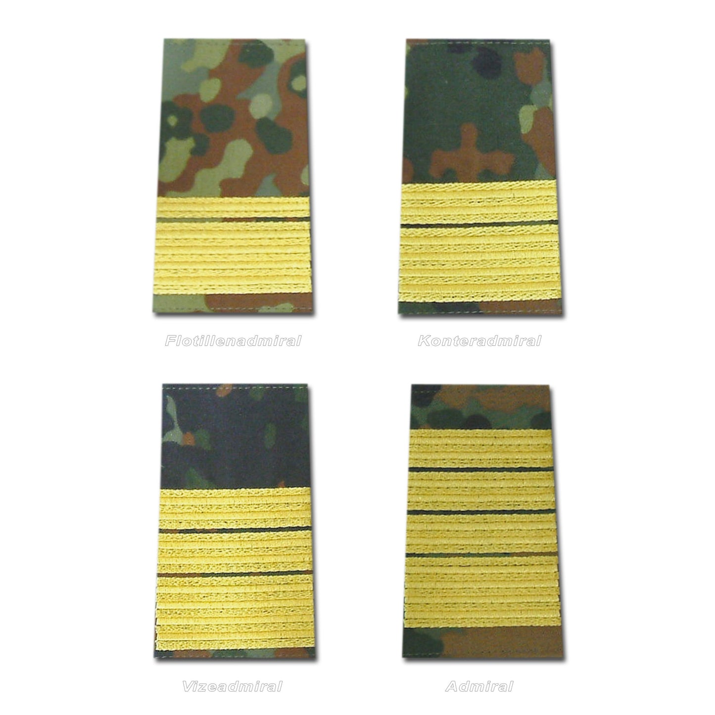 German Navy Rank Insignia Textile gold