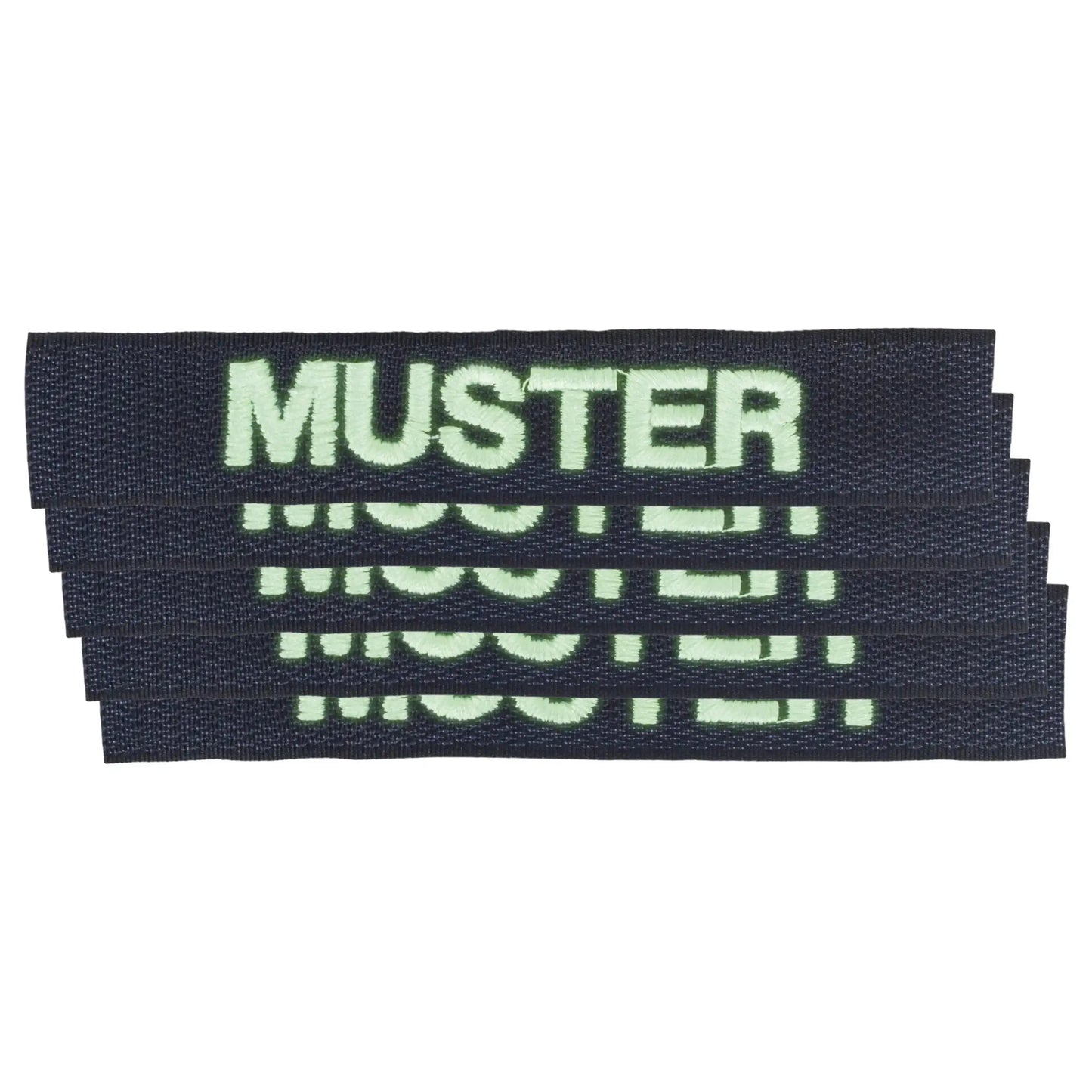 Name tapes 5-pack Navy
