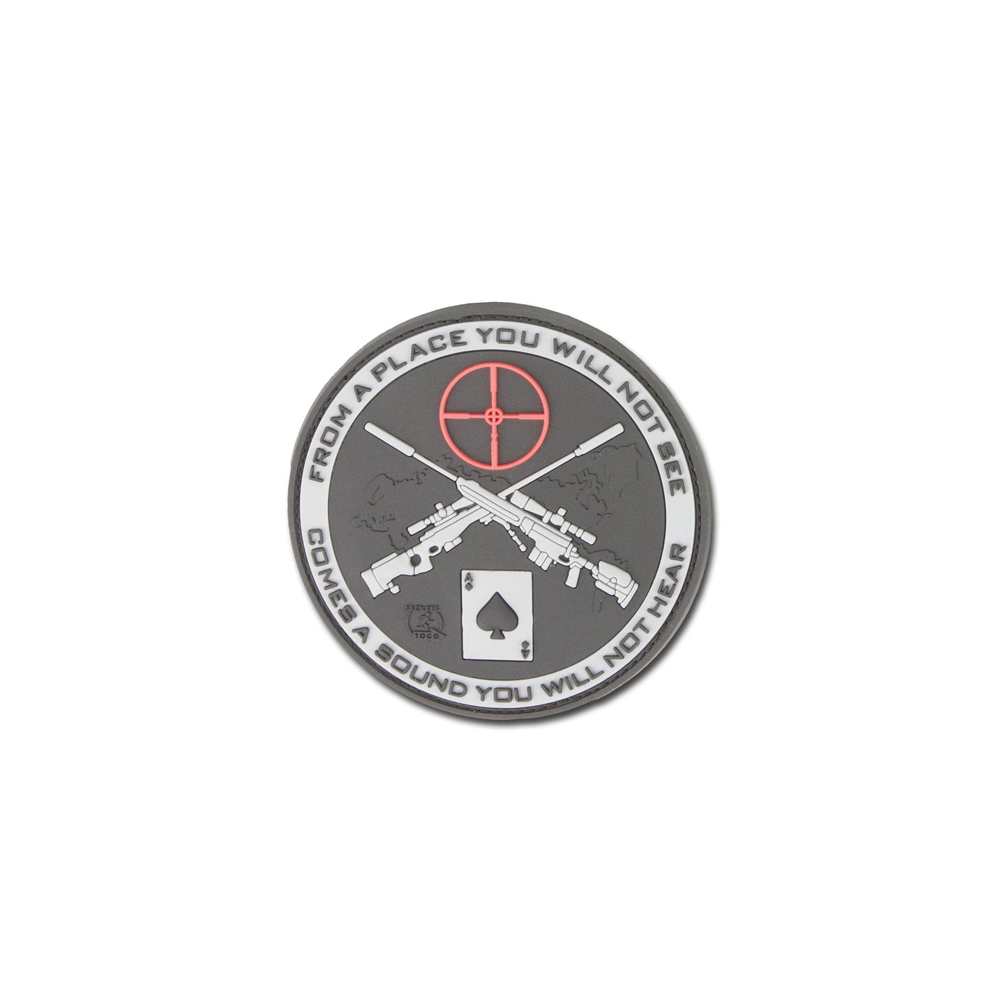 Golpe de francotirador con parche 3D