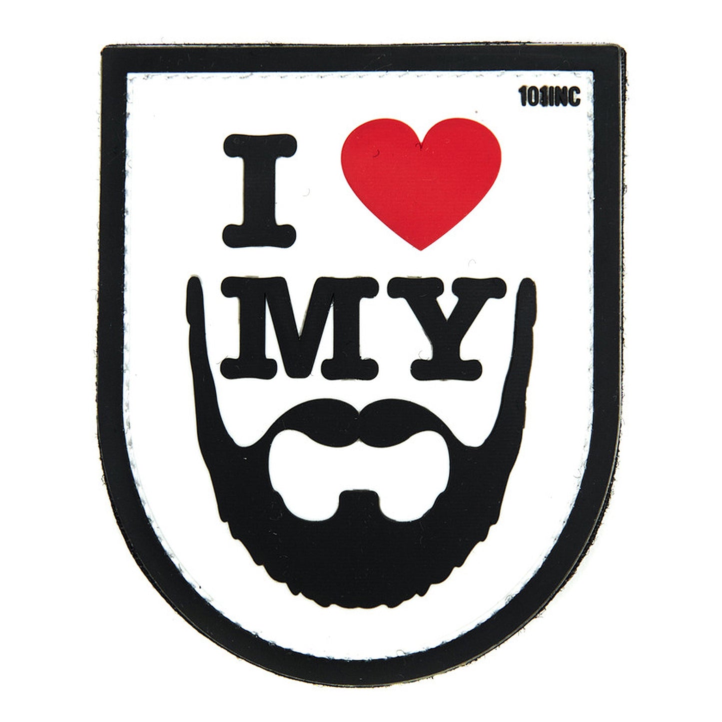 3D Patch I Love My Beard