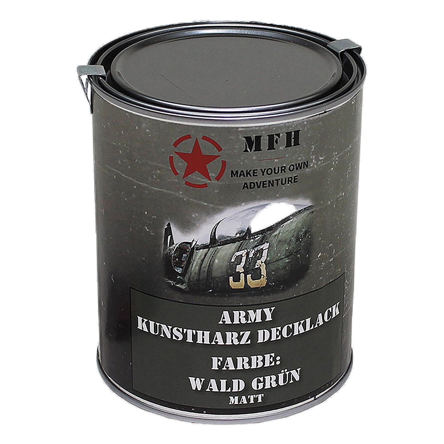 Paint Can Army Lack 1 liter matt