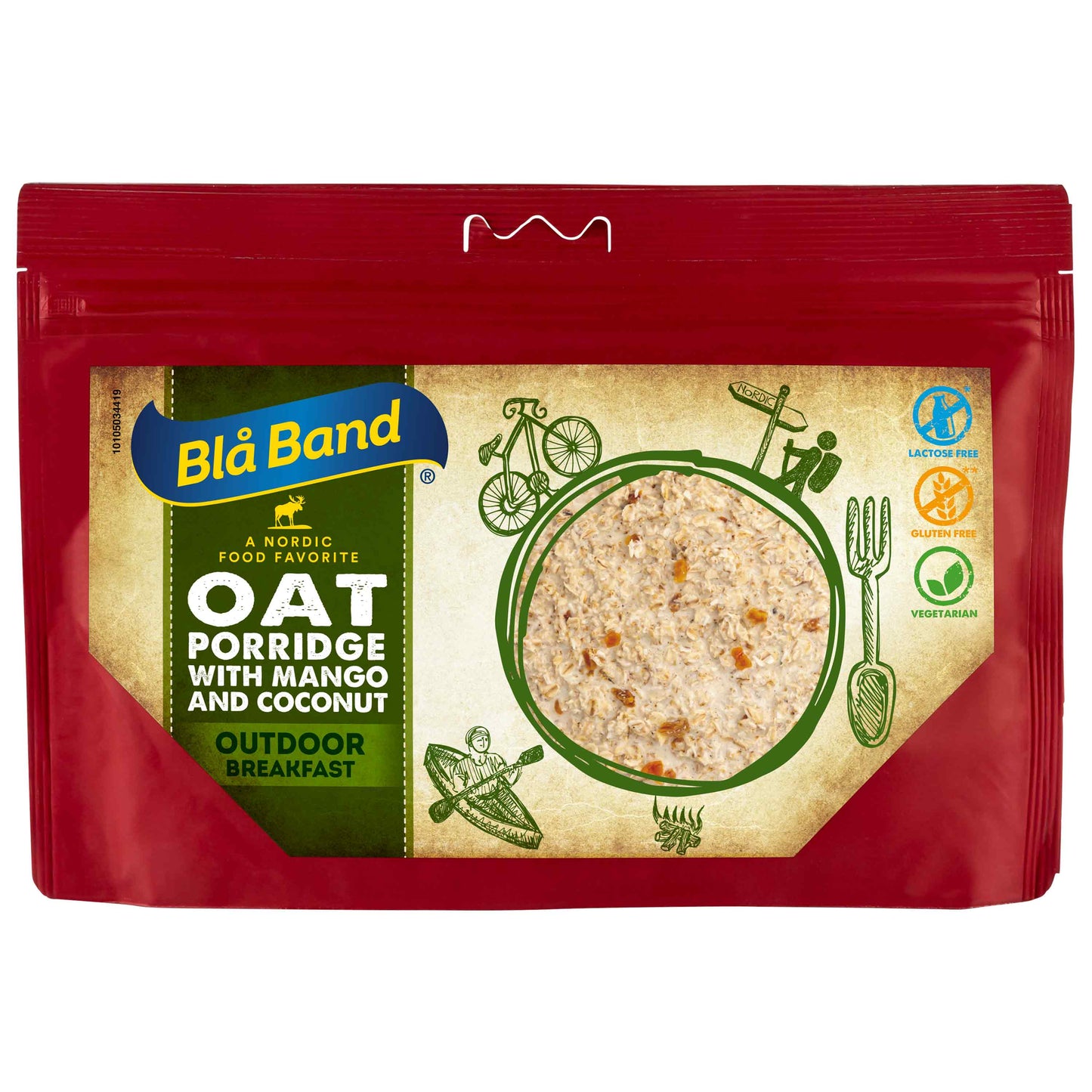 Gachas de Avena con Mango y Coco