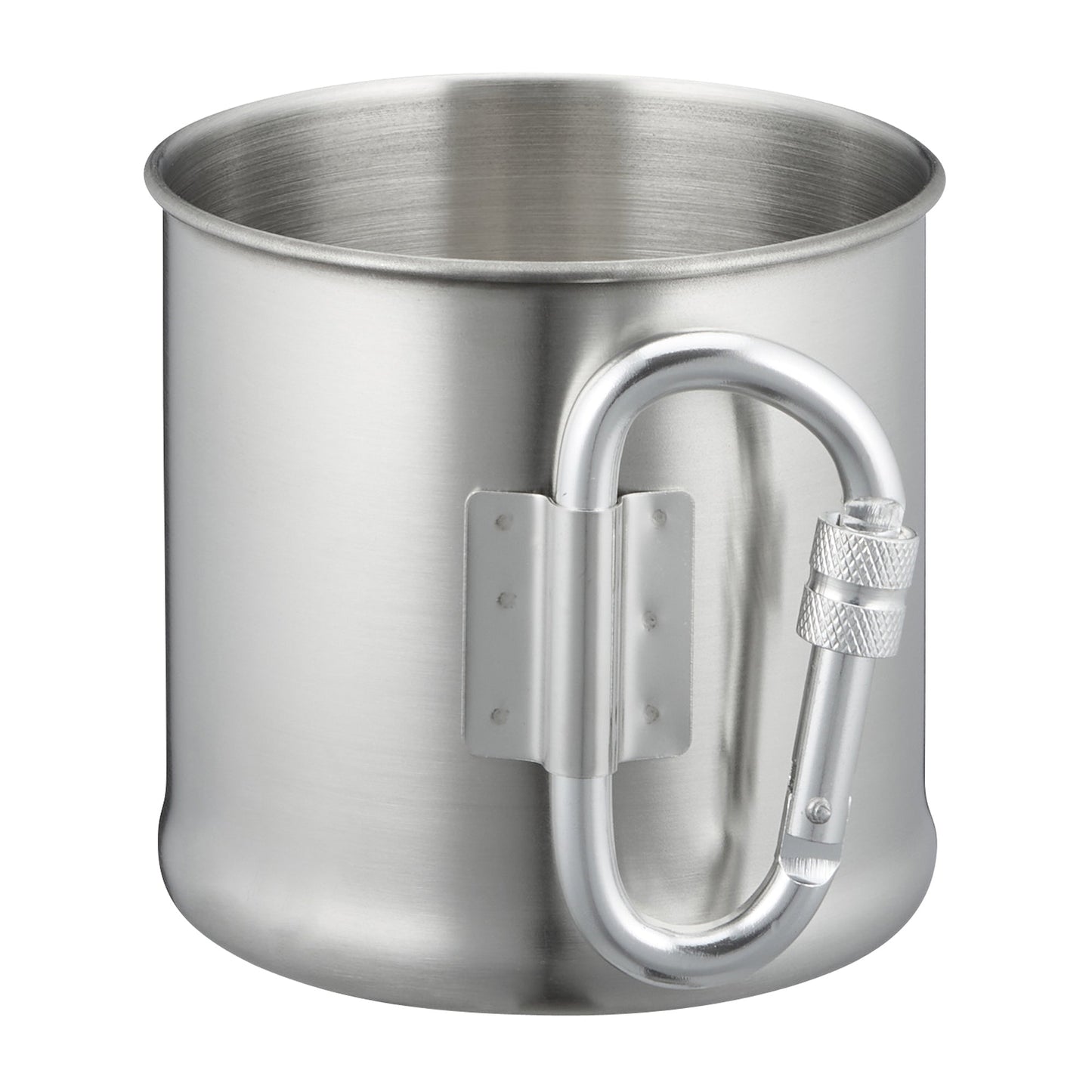 Stainless Steel Carabiner Handle Cup 500 ml
