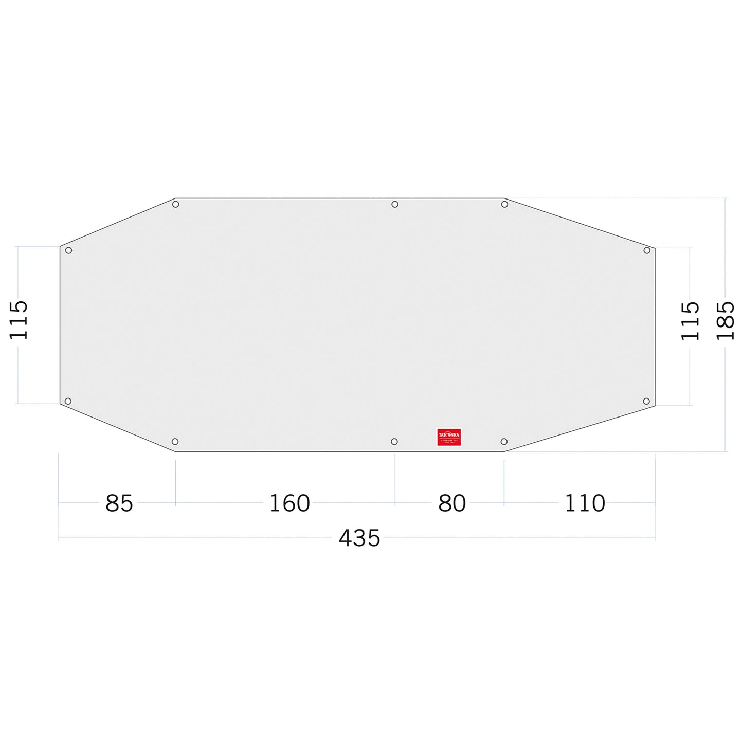 Telo Pavimento PE Alaska 3 bianco