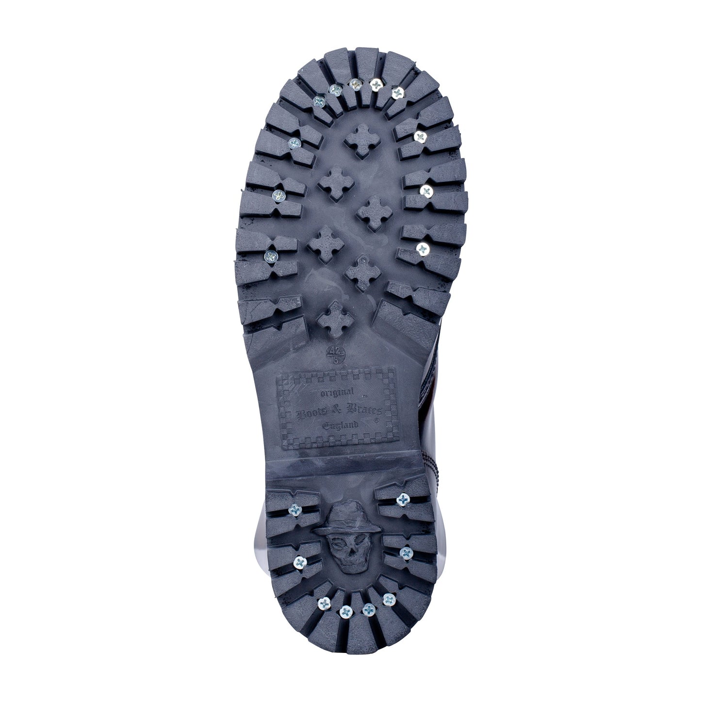 Botas de 14 hoyos Rub Off burdeos