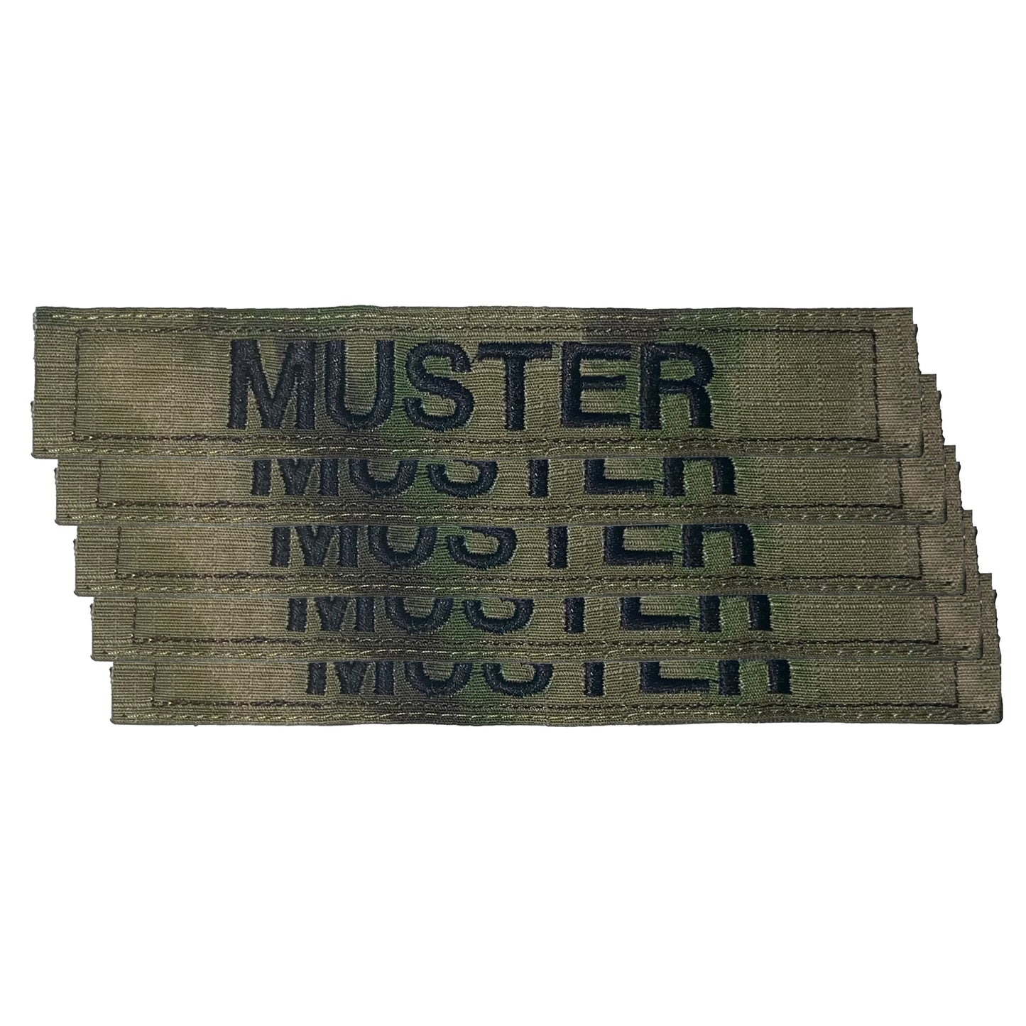 Confezione da 5 nastri con nome bosco arido