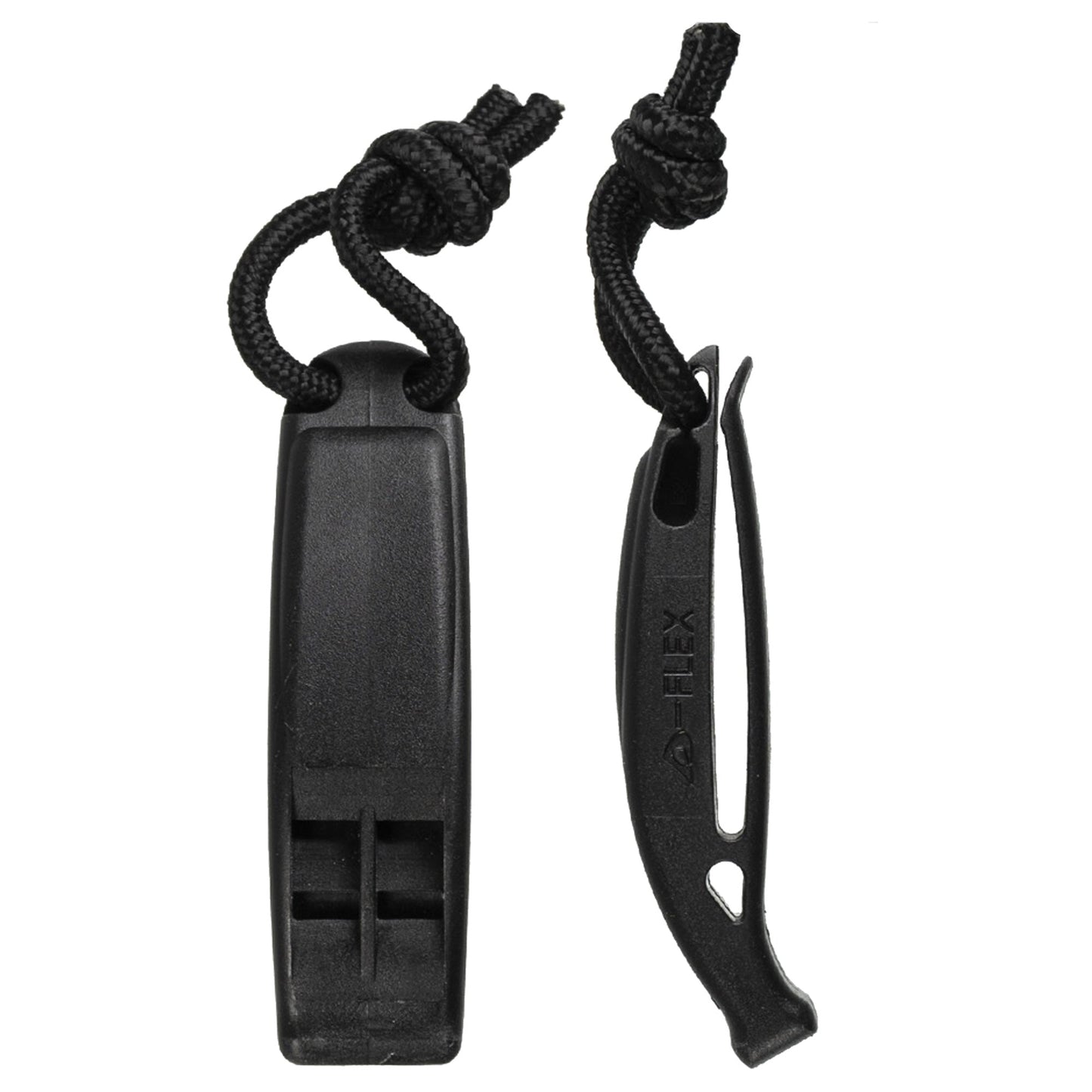 Silbato de señal táctico Molle, paquete de 2