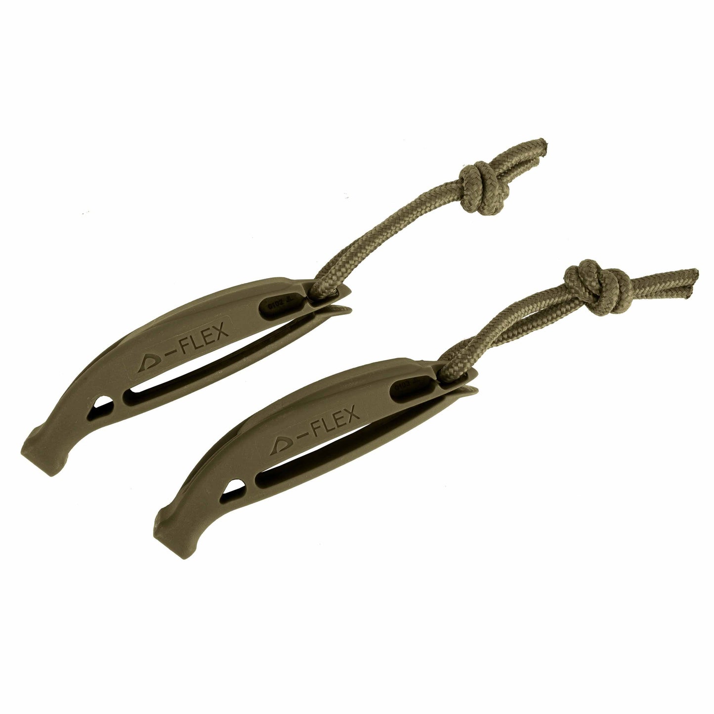 Silbato de señal táctico Molle, paquete de 2