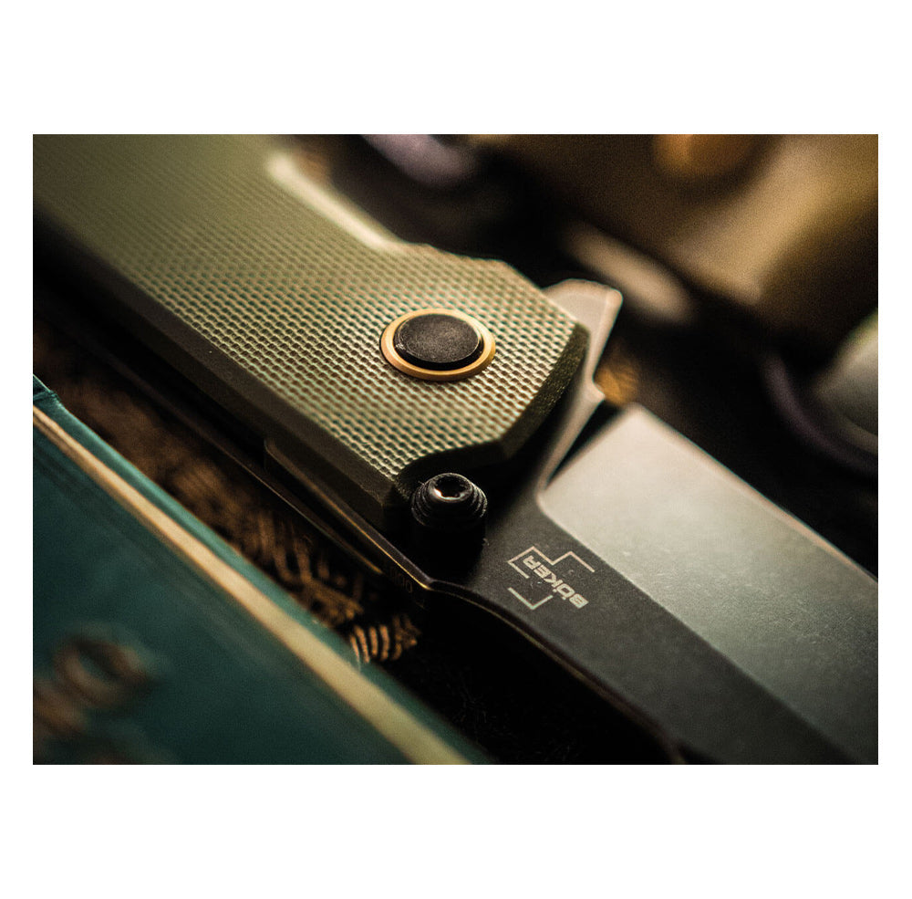 Navaja Böker Plus Kihon Asistida OD verde