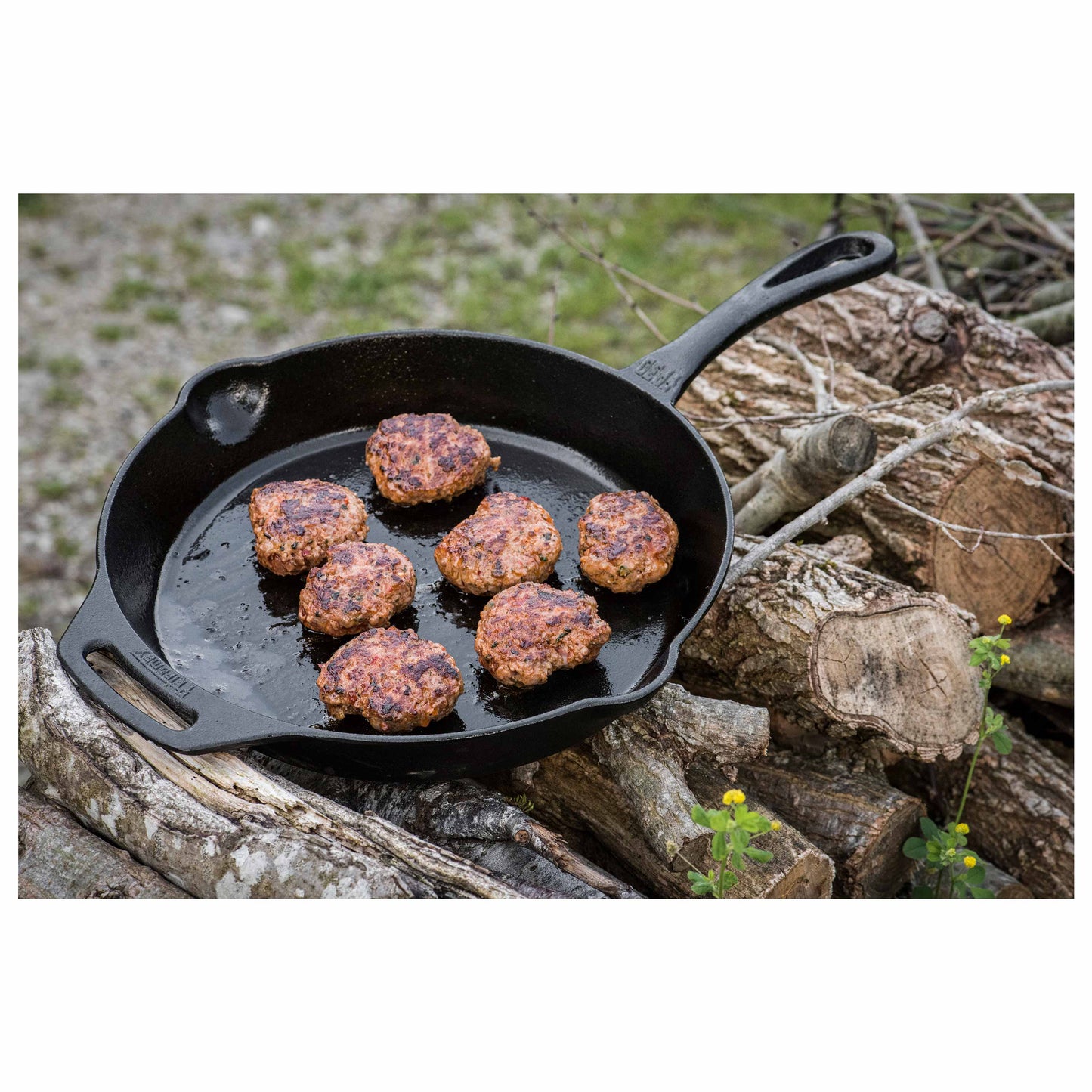 Sartén de fuego fp30 con mango