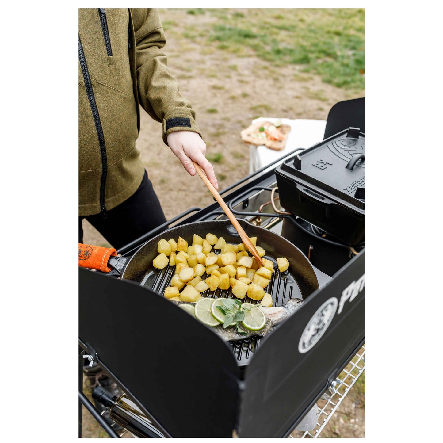 Sartén Grill & Fire gp35 con mango