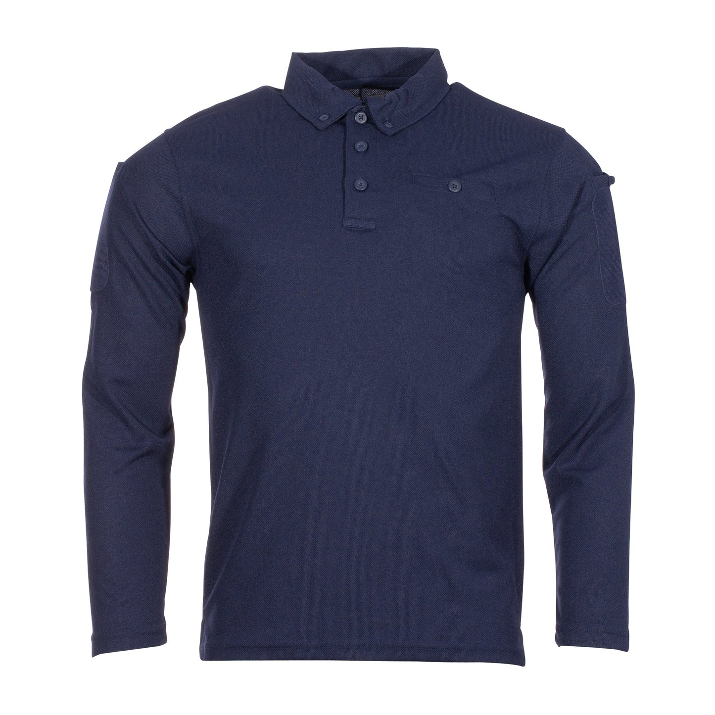 Polo táctico Quickdry 1/1 brazo azul