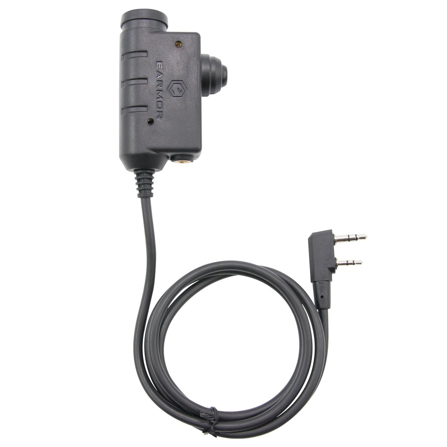 Earmor Tactical PTT Push To Talk for Kennwood 2-Pin