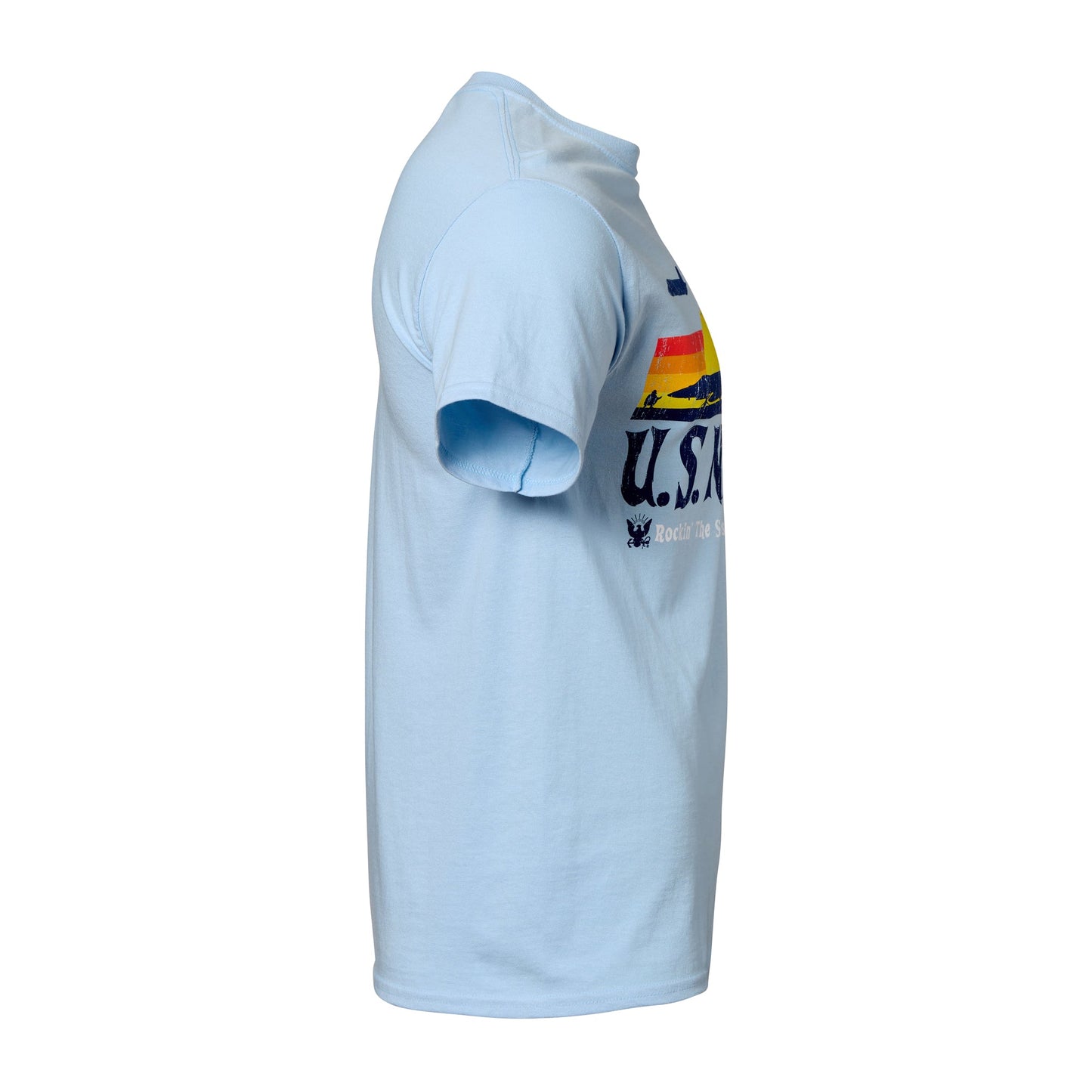 Camiseta USN Steel Beach Party azul cielo