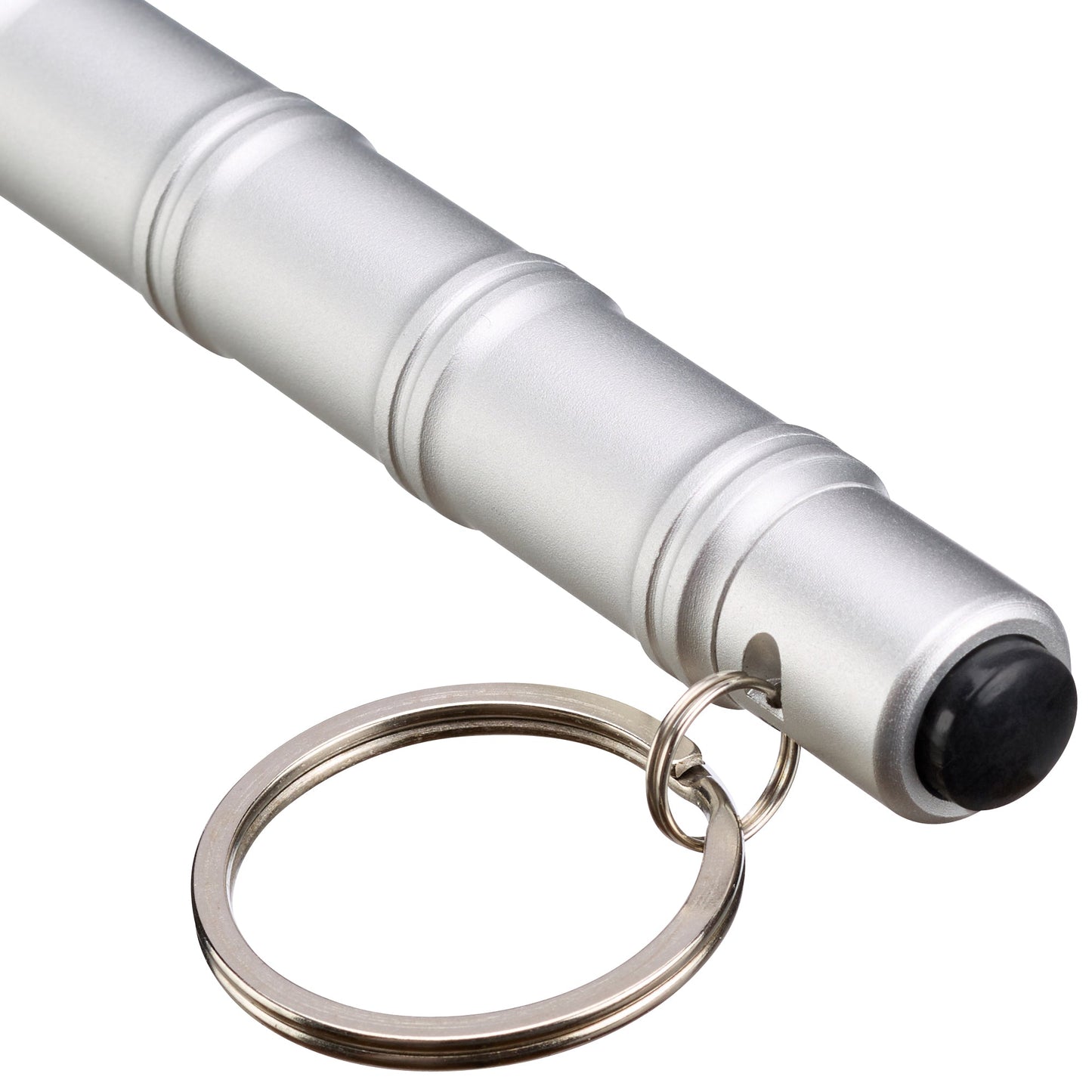 Kubotan with LED silver