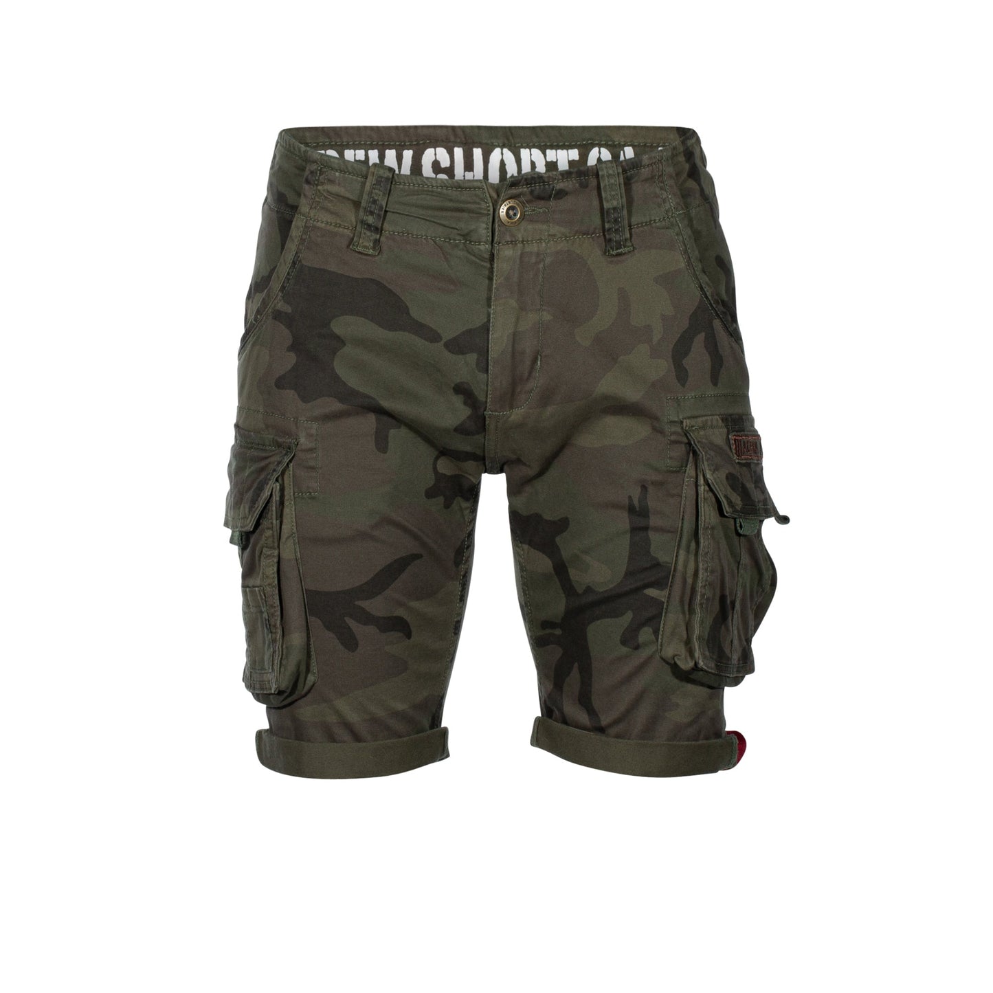Crew Short Camo pennellata verde